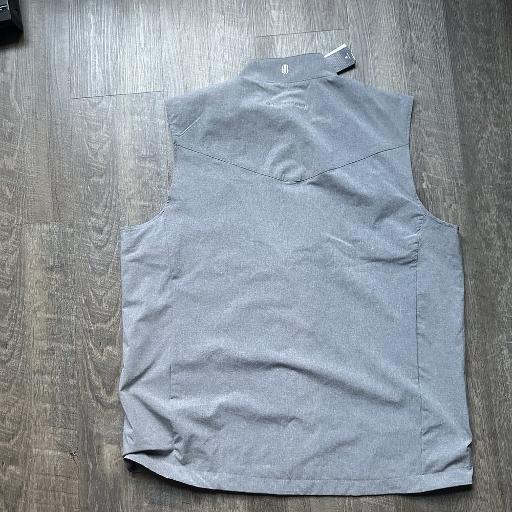 Holderness & Bourne The Conrad Golf Vest Men's XL Gray Dry Luxe Performance NEW - Picture 4 of 10